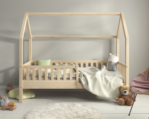 Hochwertiges Kinderbett PINO (Schnellversand48) aus Massivholz