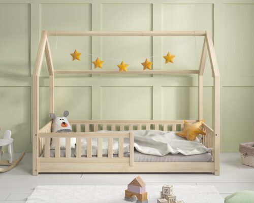 Hochwertiges Kinderbett PINO mini (Schnellversand48) aus Massivholz