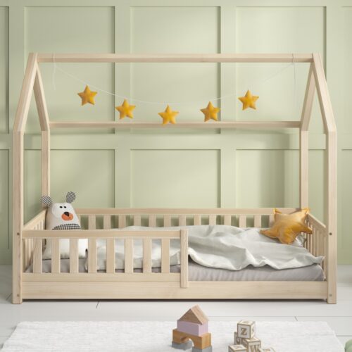 Hochwertiges Kinderbett PINO mini (Schnellversand48) aus Massivholz