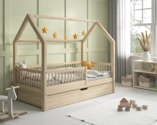 20101-1_01 Kinderbett OLMO mit Schublade (Schnellversand48) aus Holz