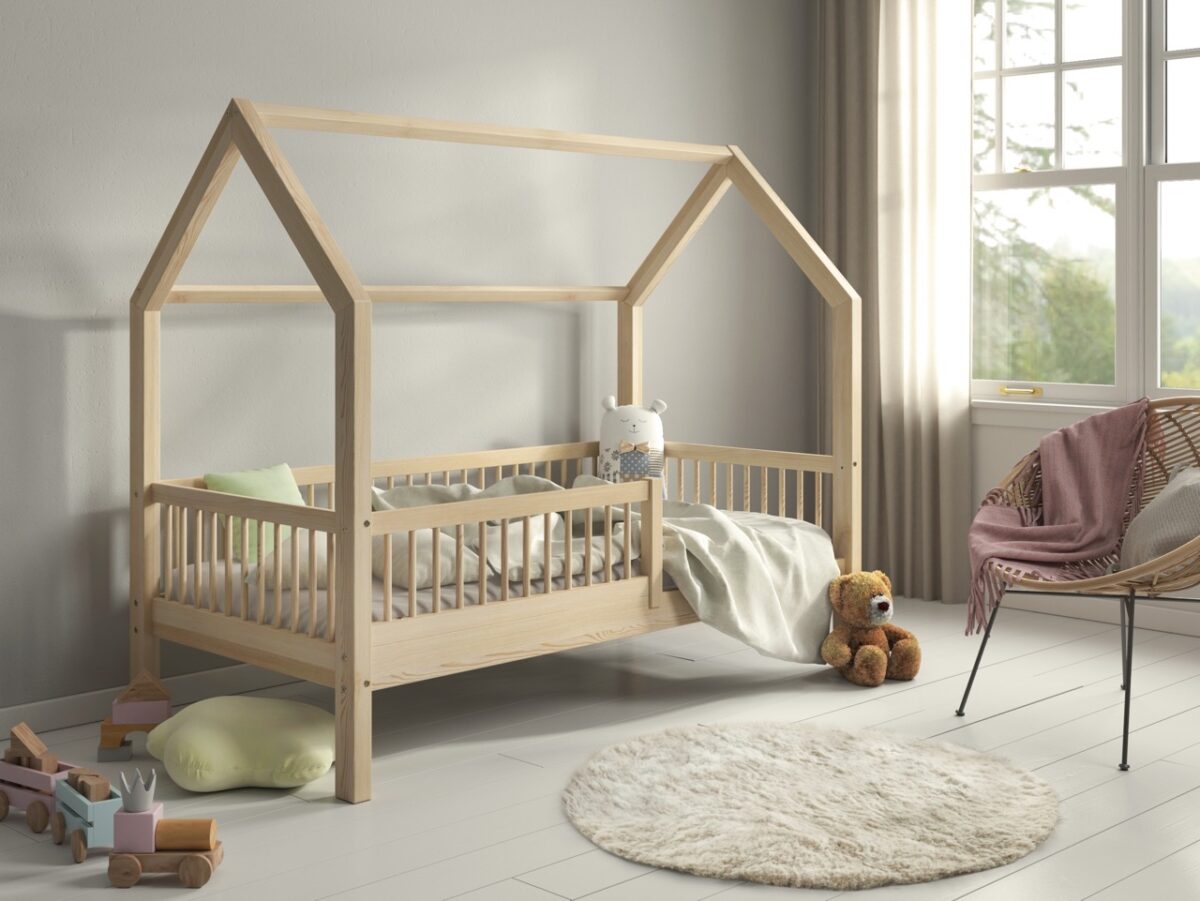 20101_01 Kinderbett OLMO (Schnellversand48) aus Holz