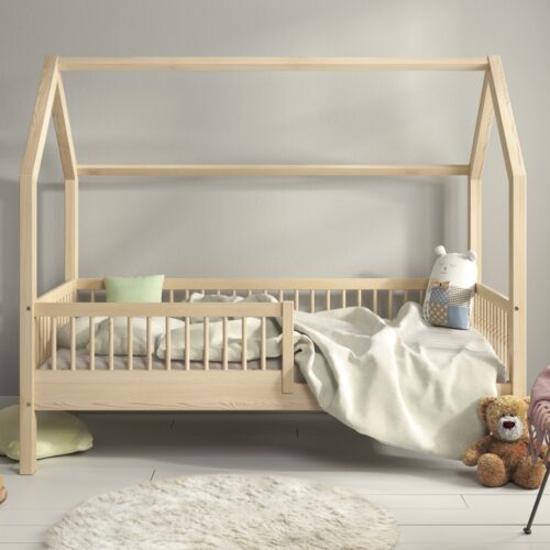 20101_02 Hochwertiges Kinderbett OLMO (Schnellversand48) aus Massivholz