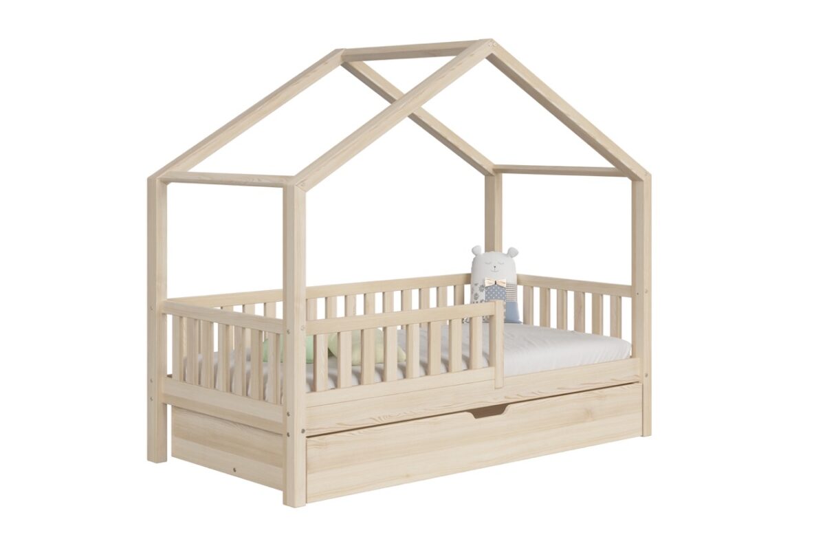 Modernes Kinderbett PIOPPO mit Schublade (Schnellversand48) für Kinderzimmer