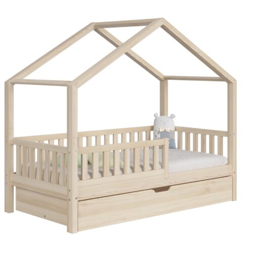 Modernes Kinderbett PIOPPO mit Schublade (Schnellversand48) für Kinderzimmer