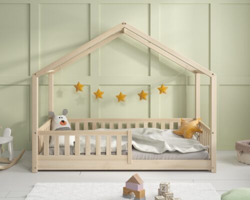 Hochwertiges Kinderbett PIOPPO mini (Schnellversand48) aus Massivholz