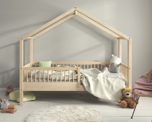 Hochwertiges Kinderbett BETULLA (Schnellversand48) aus Massivholz