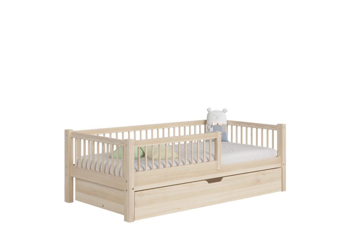 Modernes Kinderbett SALICE mit Schublade (Schnellversand48) für Kinderzimmer