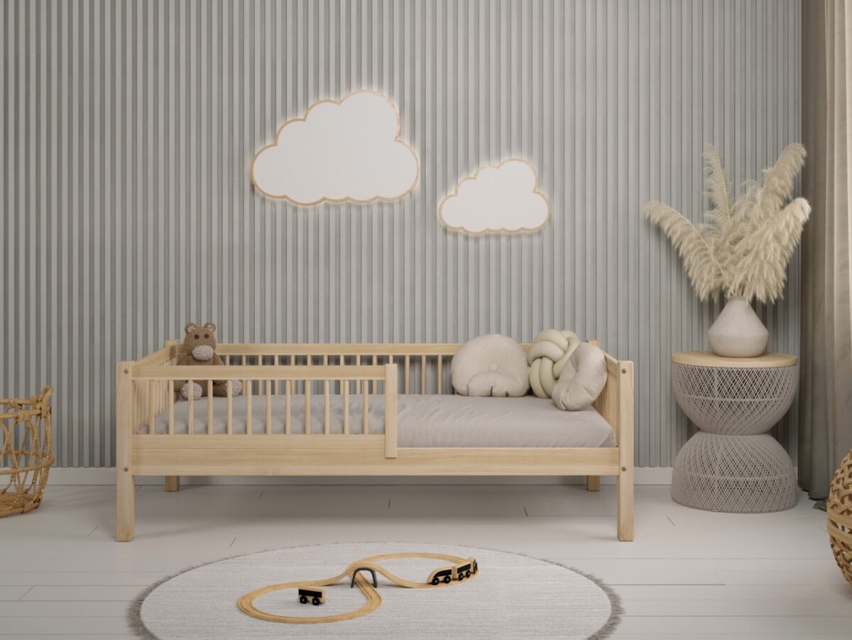 60101_02 Hochwertiges Kinderbett SALICE (Schnellversand48) aus Massivholz
