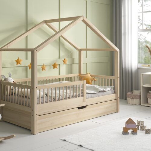 Kinderbett BETULLA mit Schublade (Schnellversand48) aus Holz