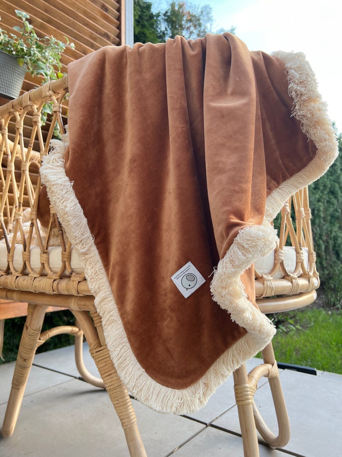 Boho Decken aus Holz