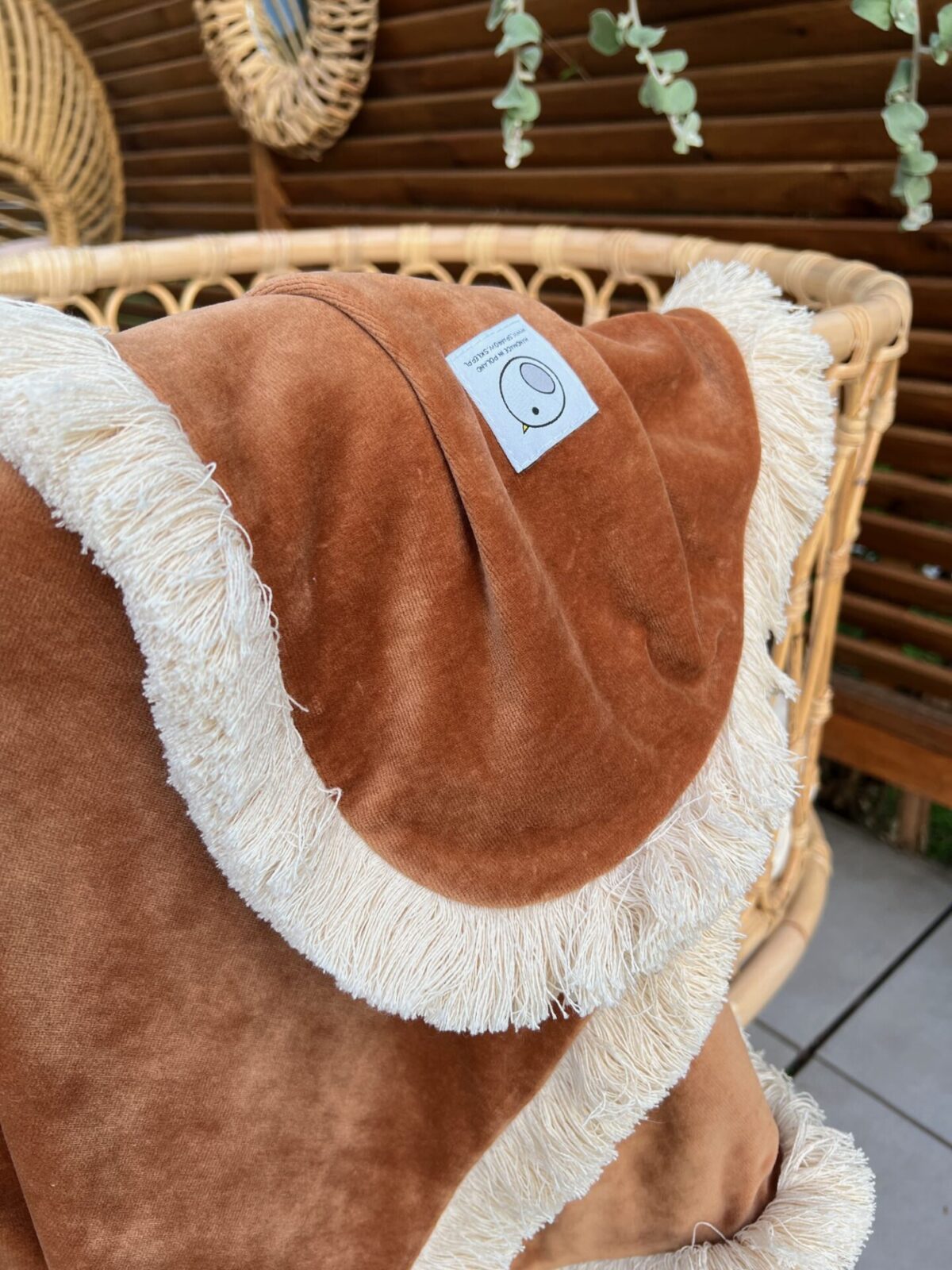 Boho Decken – schlichtes Design aus Holz