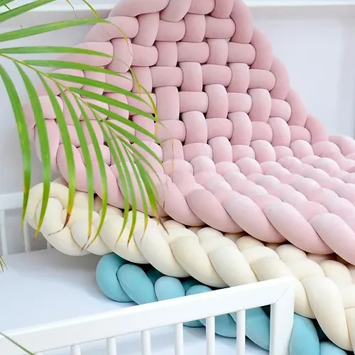 mata_sensoryczna _ lupinno Velvet geflochtene Spielmatte / Matratze / Playmat – schlichtes Design aus Holz