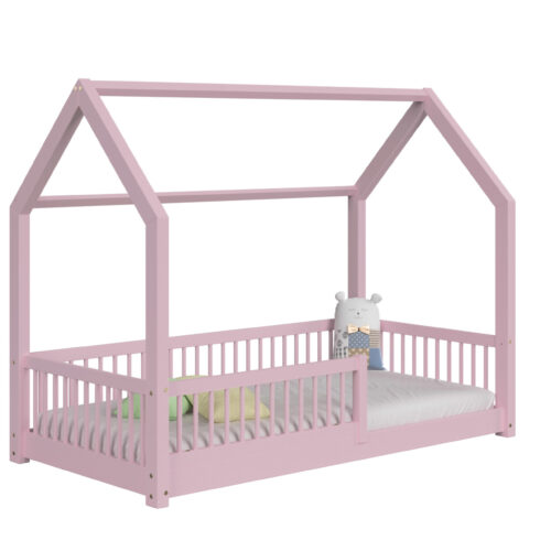 packshot w10 mat_1_rozowy Kinderbett OLMO mini (Schnellversand48) – schlichtes Design aus Holz