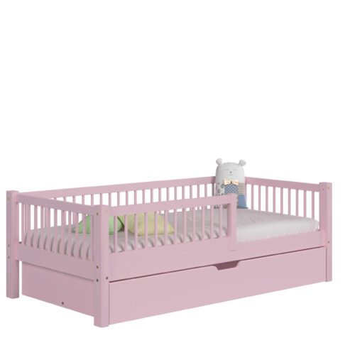 Kinderbett SALICE mit Schublade (Schnellversand48) aus Holz für ein gemütliches Kinderzimmer