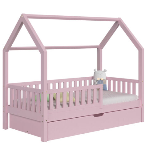 Kinderbett PINO mit Schublade aus Holz für ein gemütliches Kinderzimmer