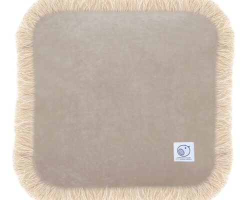 Boho Kissen 45×45 cm quadratisch aus Holz