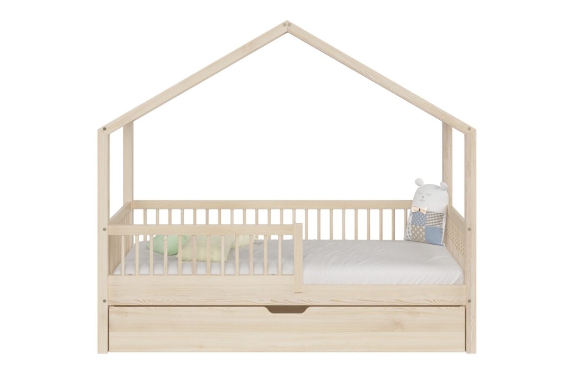 Modernes Kinderbett BETULLA mit Schublade (Schnellversand48) für Kinderzimmer