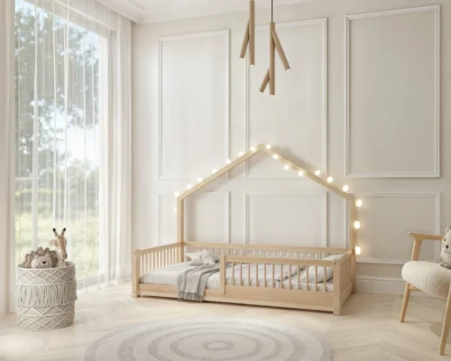 DL-NI_SZCZ_skos_1 Kinderbett FAGGIO mini (Schnellversand48) aus Holz