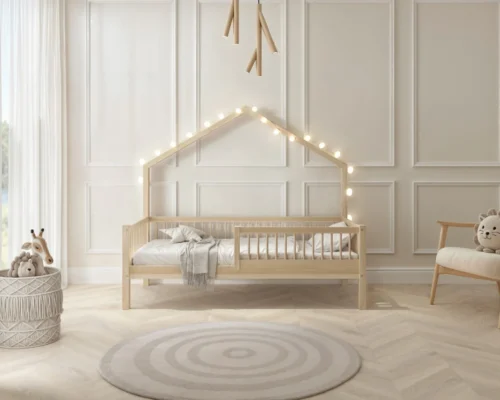 Hochwertiges Kinderbett FAGGIO (Schnellversand48) aus Massivholz