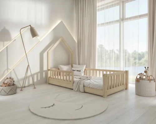 KR-NI-SZT_skos_1 Kinderbett PERO mini (Schnellversand48) aus Holz