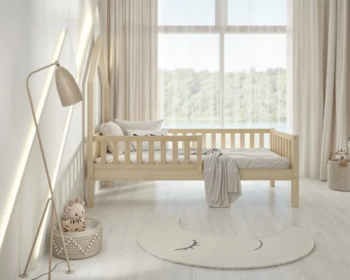 Hochwertiges Kinderbett PERO (Schnellversand48) aus Massivholz