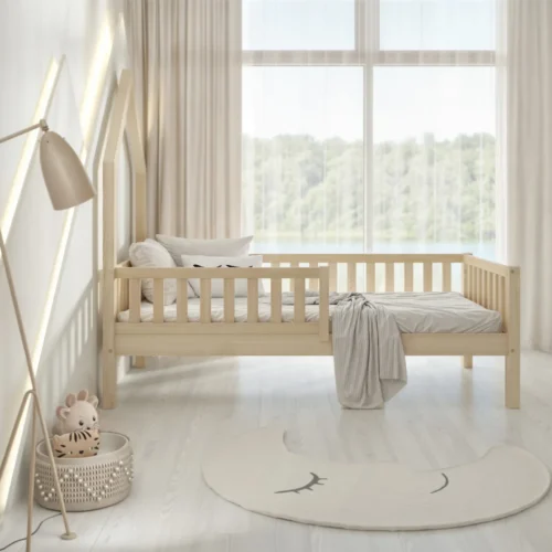 Hochwertiges Kinderbett PERO (Schnellversand48) aus Massivholz