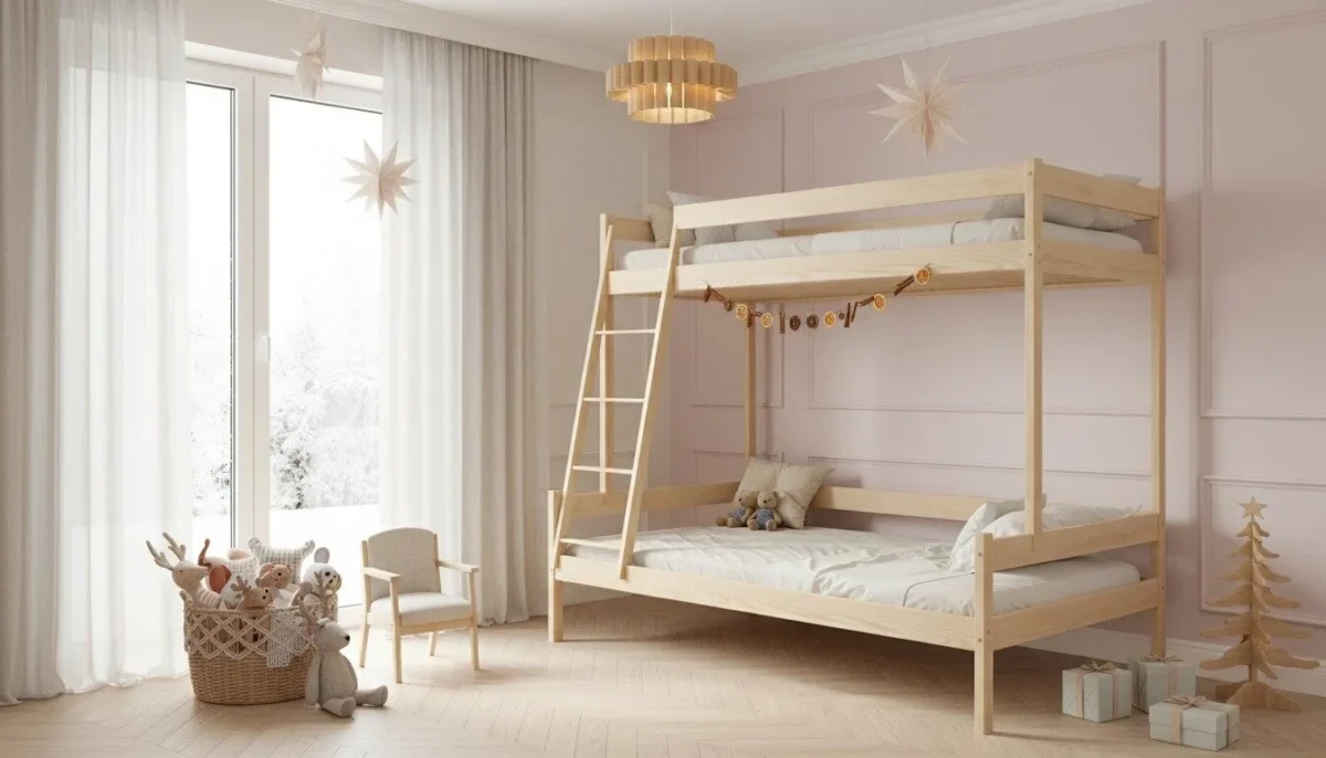 Hochwertiges Etagenbett für Kinder FAMILIEN aus Massivholz