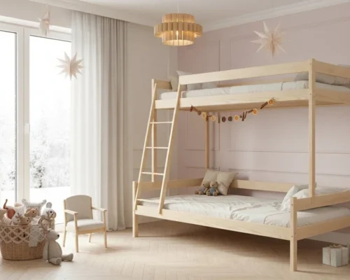 Hochwertiges Etagenbett für Kinder FAMILIEN aus Massivholz