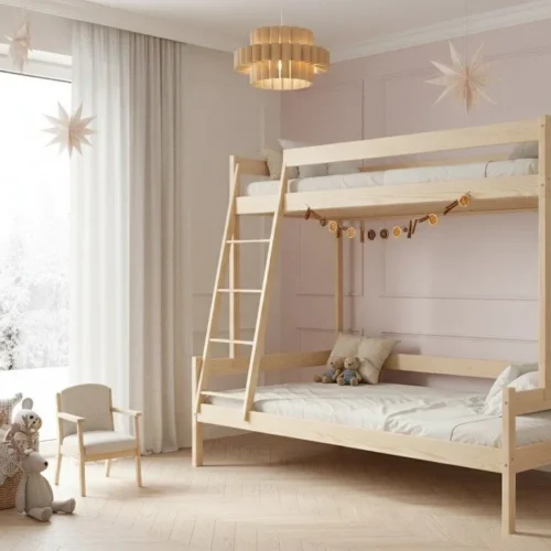 Hochwertiges Etagenbett für Kinder FAMILIEN aus Massivholz