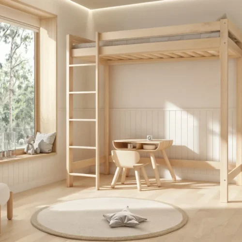 Etagenbett für Kinder AVELA 180cm aus Holz