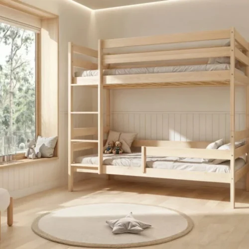 Etagenbett für Kinder Seri Lux aus Holz
