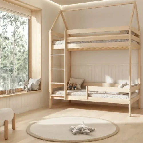 Etagenbett für Kinder ULMI aus Holz