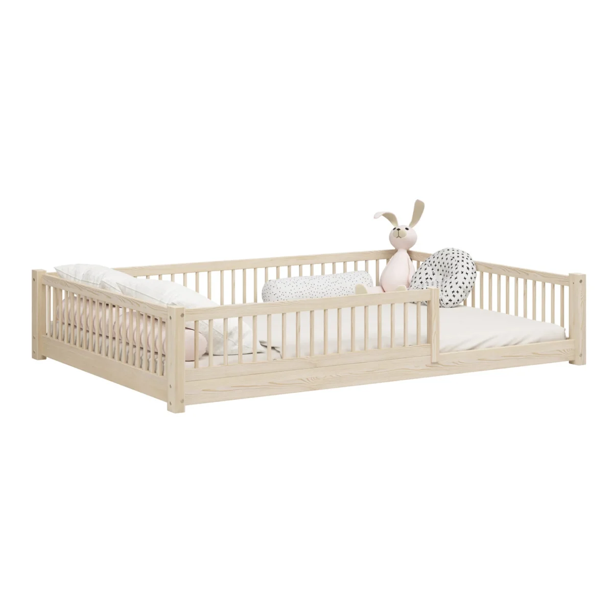 Stabiles Kinder Bodenbett SALICE XL für Kinder