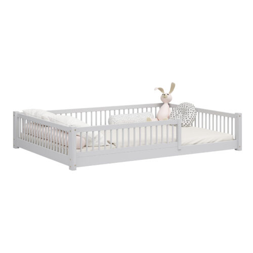 Kinder Bodenbett SALICE XL aus Holz