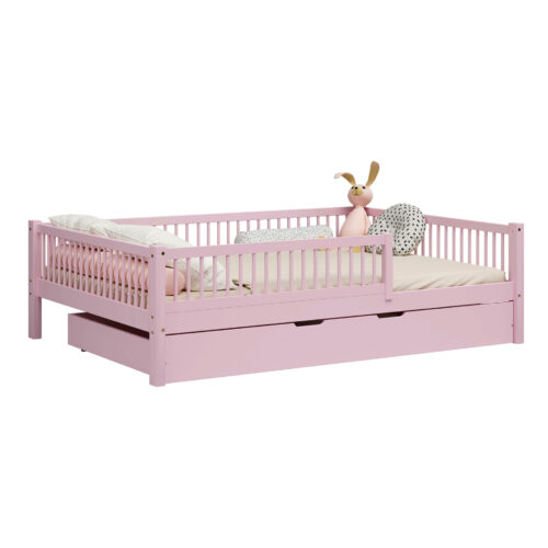 140-wysoki-szczebelki_szu_2_roz Kinderbett SALICE XL mit Schublade in natürlicher Holzoptik