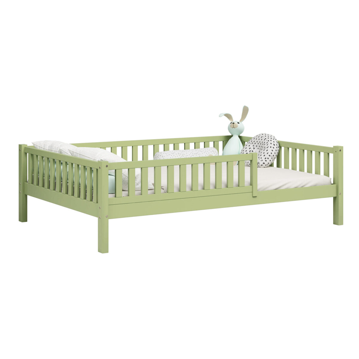 Kinderbett ABETE XL – schlichtes Design aus Holz