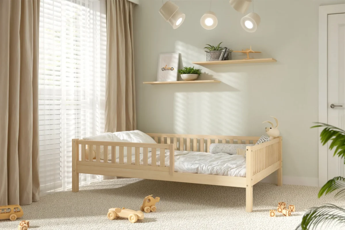 Kinderbett ABETE XL aus Holz