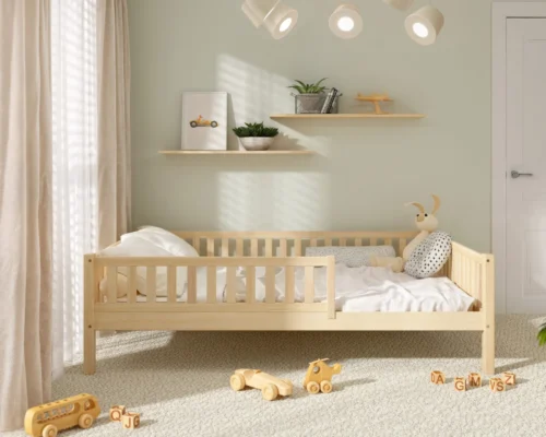 Hochwertiges Kinderbett ABETE XL aus Massivholz