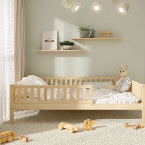 Hochwertiges Kinderbett ABETE XL aus Massivholz