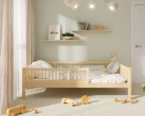 Hochwertiges Kinderbett SALICE XL aus Massivholz